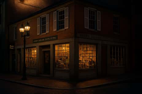 Old Books, at Wicked Good Books, one of Salem's most haunted places.