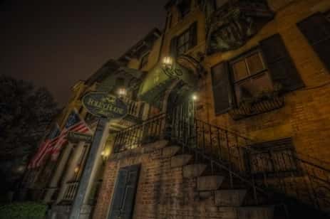 The haunted Foley House Inn, where a lot of paranormal activity happens.