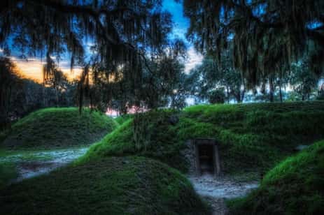 Fort McAllister, site of a Civil War battle, and the home of many ghosts