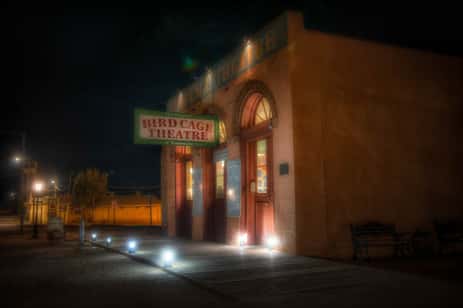 The haunted Bird Cage Theatre, in Tombstone Arizona