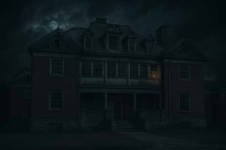 The haunted St. Albans Sanatorium, located outside of the city of Williamsburg