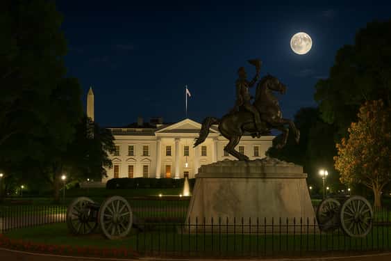 Don’t let the arcadian atmosphere fool you, there’s something wicked in President’s Park.