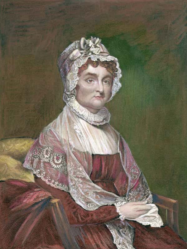 A portrait of Abigail Adams in the White House
