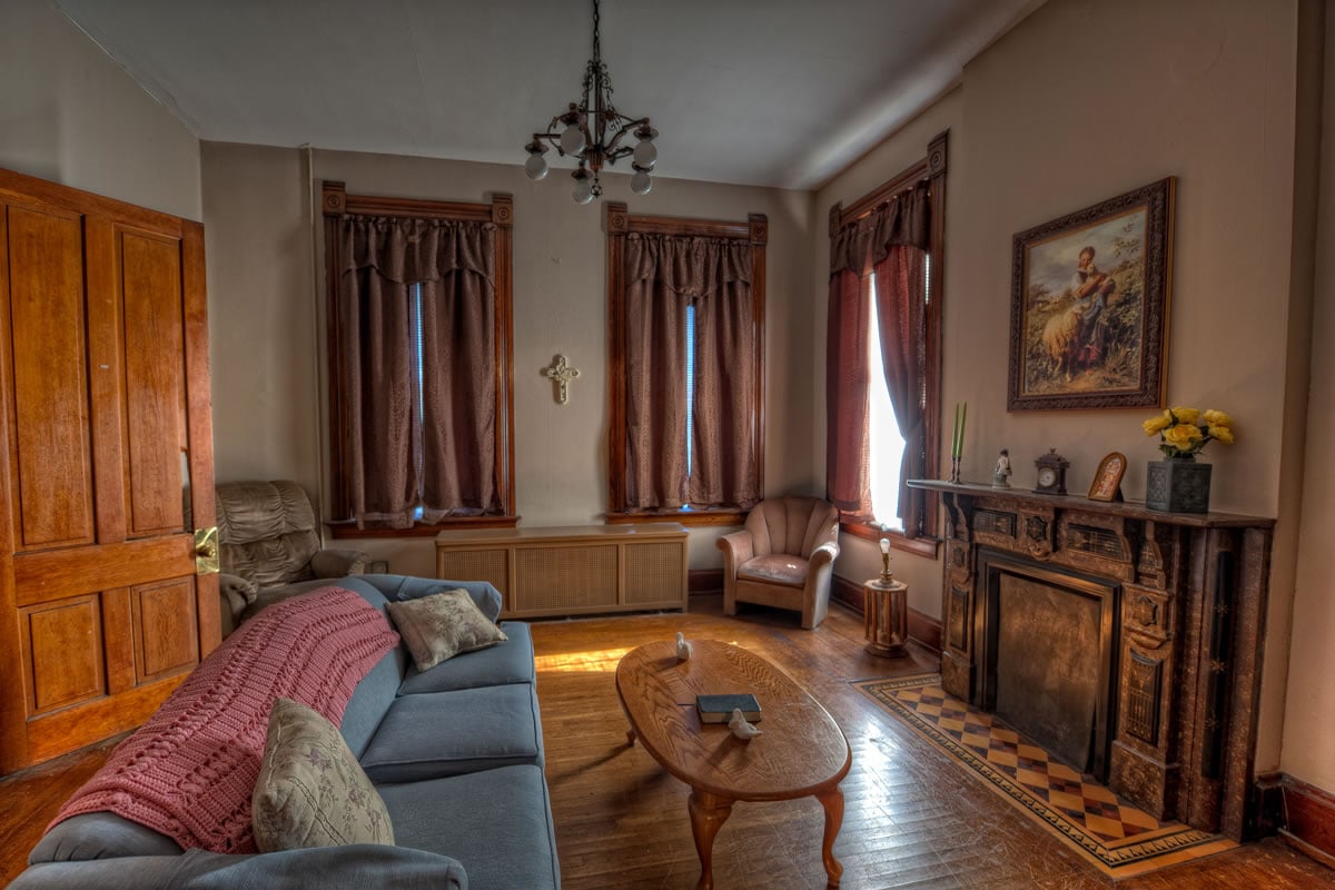 One of the rooms on the ground floor of the Rectory. We had numerous paranormal events happen here.