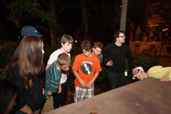 Children on a Ghost Tour in Savannah