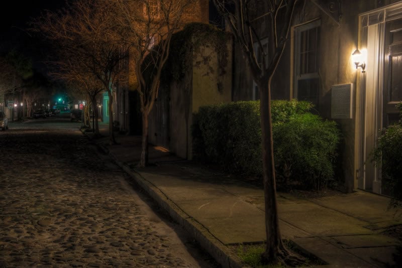 Los Fantasmas en Chalmers Street, en Charleston, Carolina del Sur