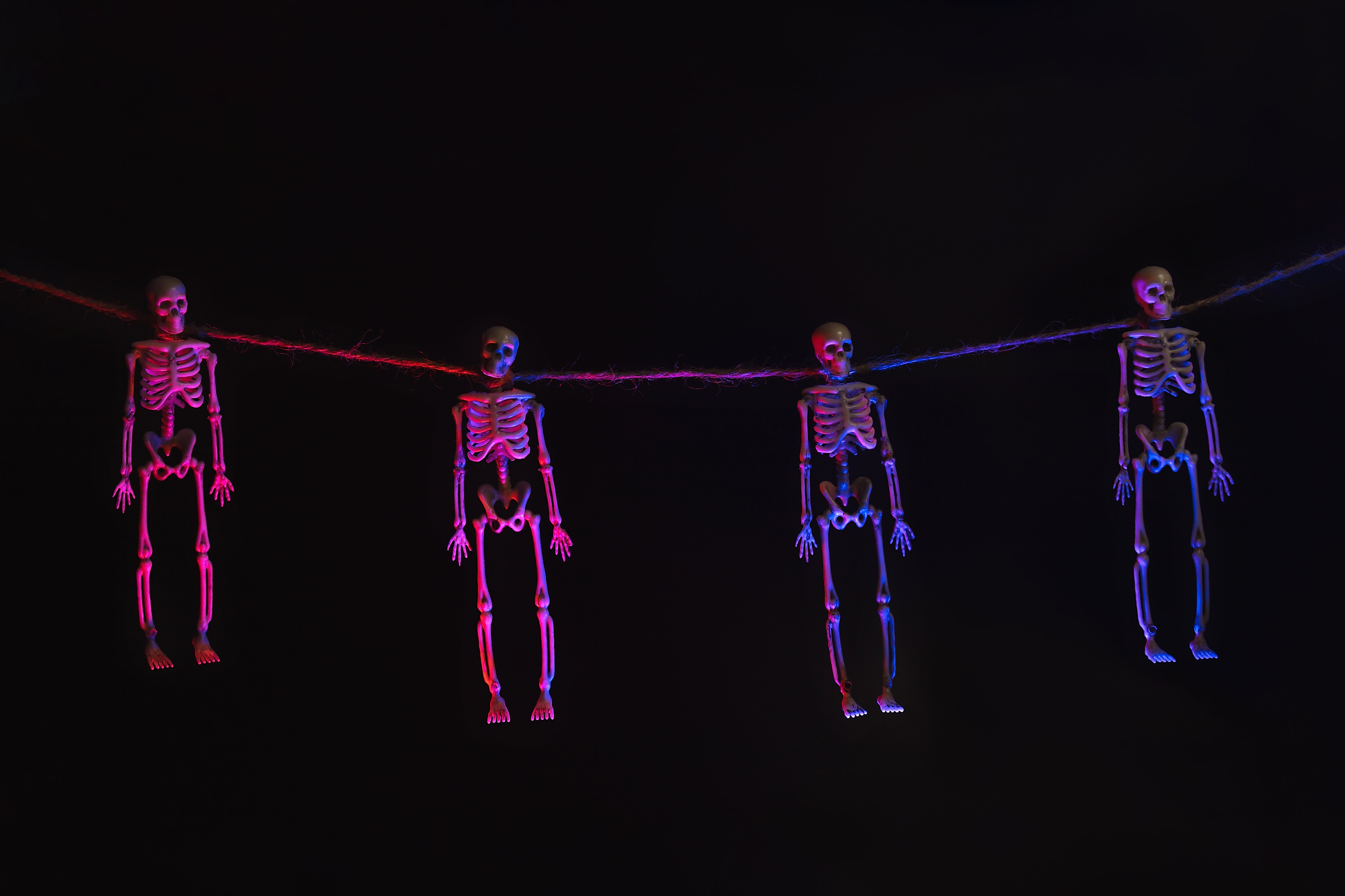Skeletons in a Line