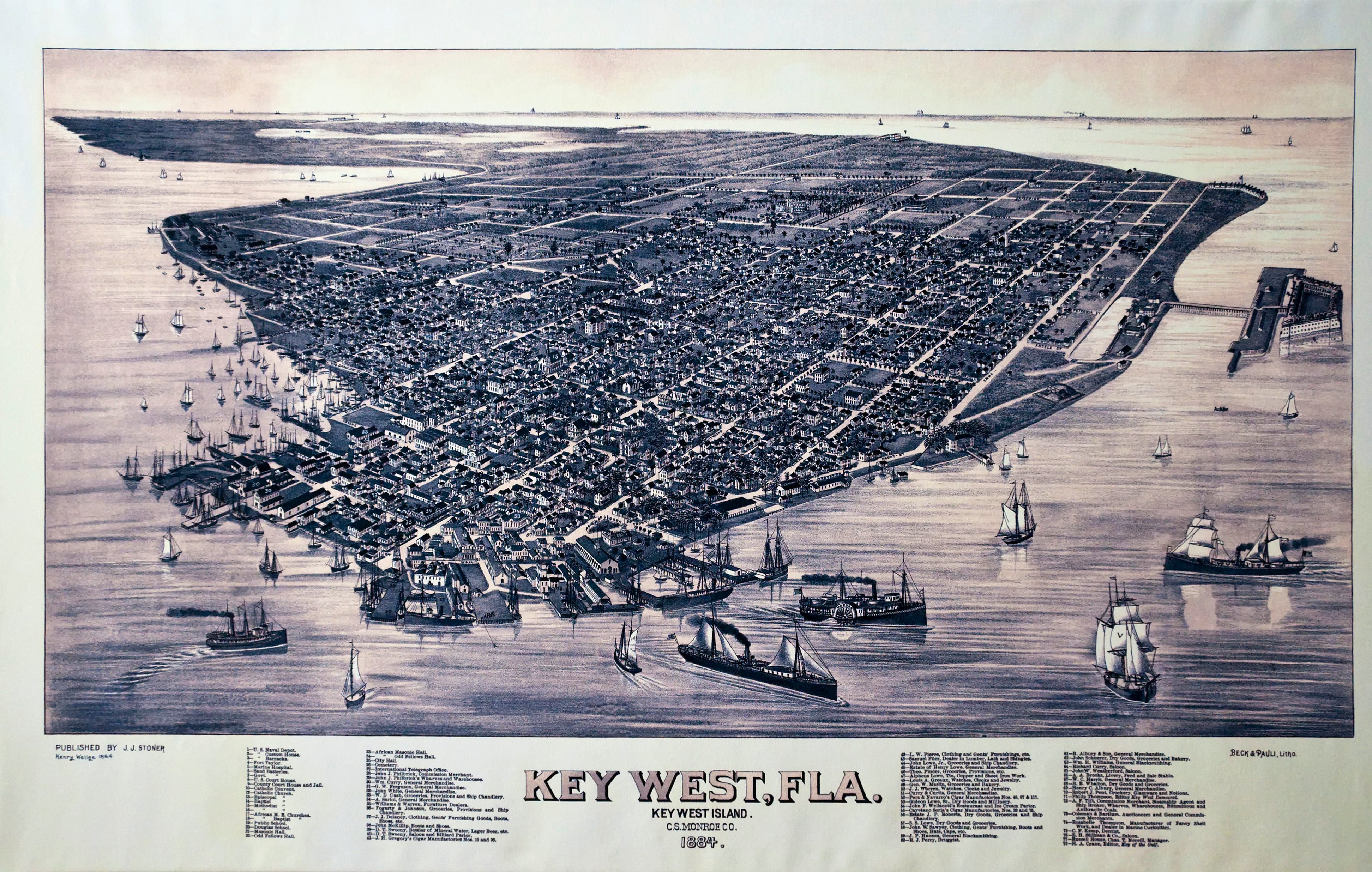 A Map of Old Key West