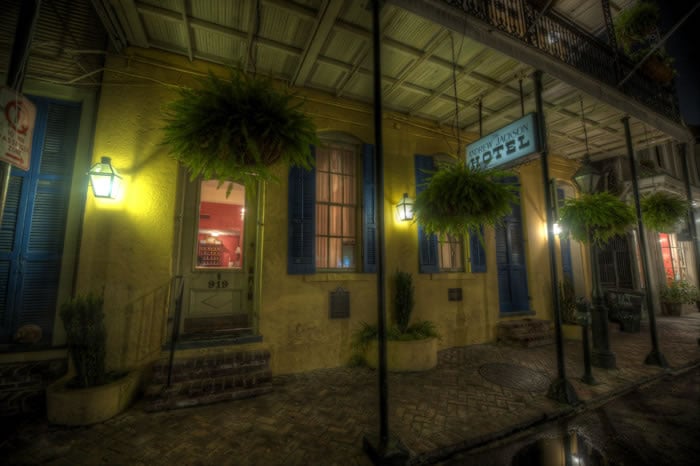 The Andrew Jackson Hotel, right in the center of New Orleans' French Quarter, is considered one of the most haunted Hotels in New Orleans