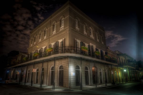 The LaLaurie Mansion, one of the most well-known haunted houses in New Orleans