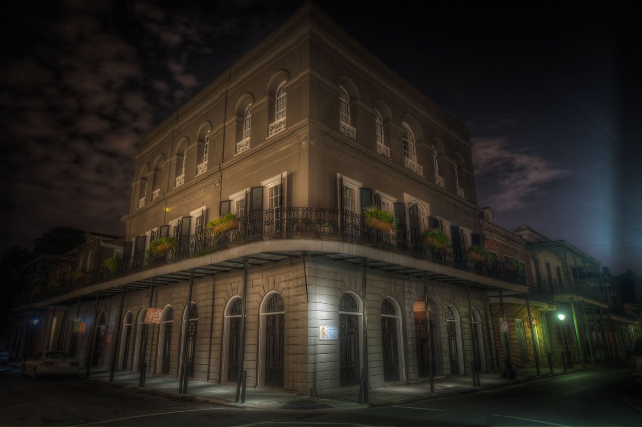 La Mansión LaLaurie, una de las mansiones más embrujadas de Nueva Orleans y el Barrio Francés.