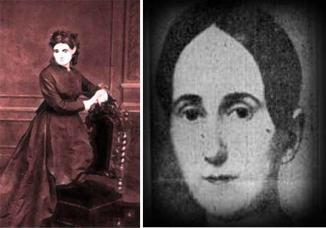 Portraits of Madame Delphine Lalaurie of New Orleans, Louisiana