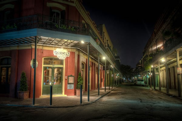 Muriel's Restaurant, one of the most haunted restaurants in New Orleans.