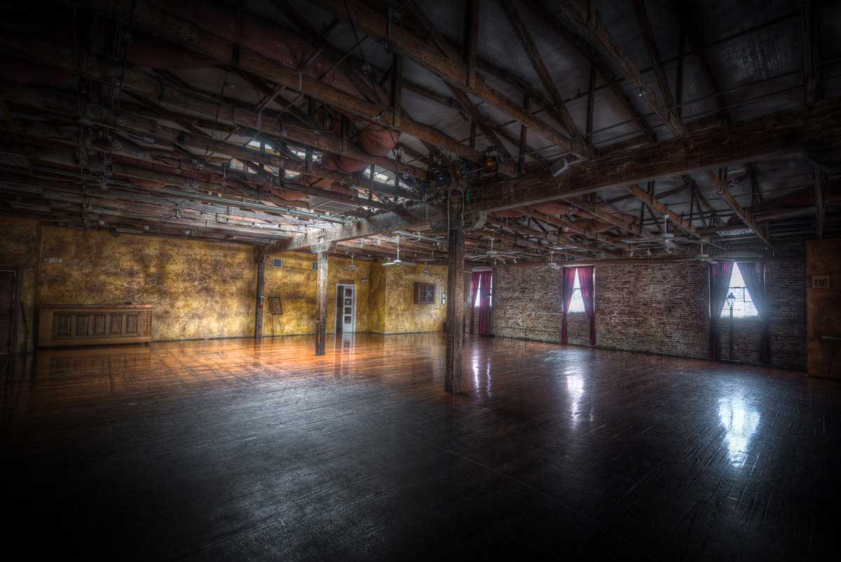 A photo of the upstairs loft at the former Wax Conti Museum in New Orleans, Louisiana