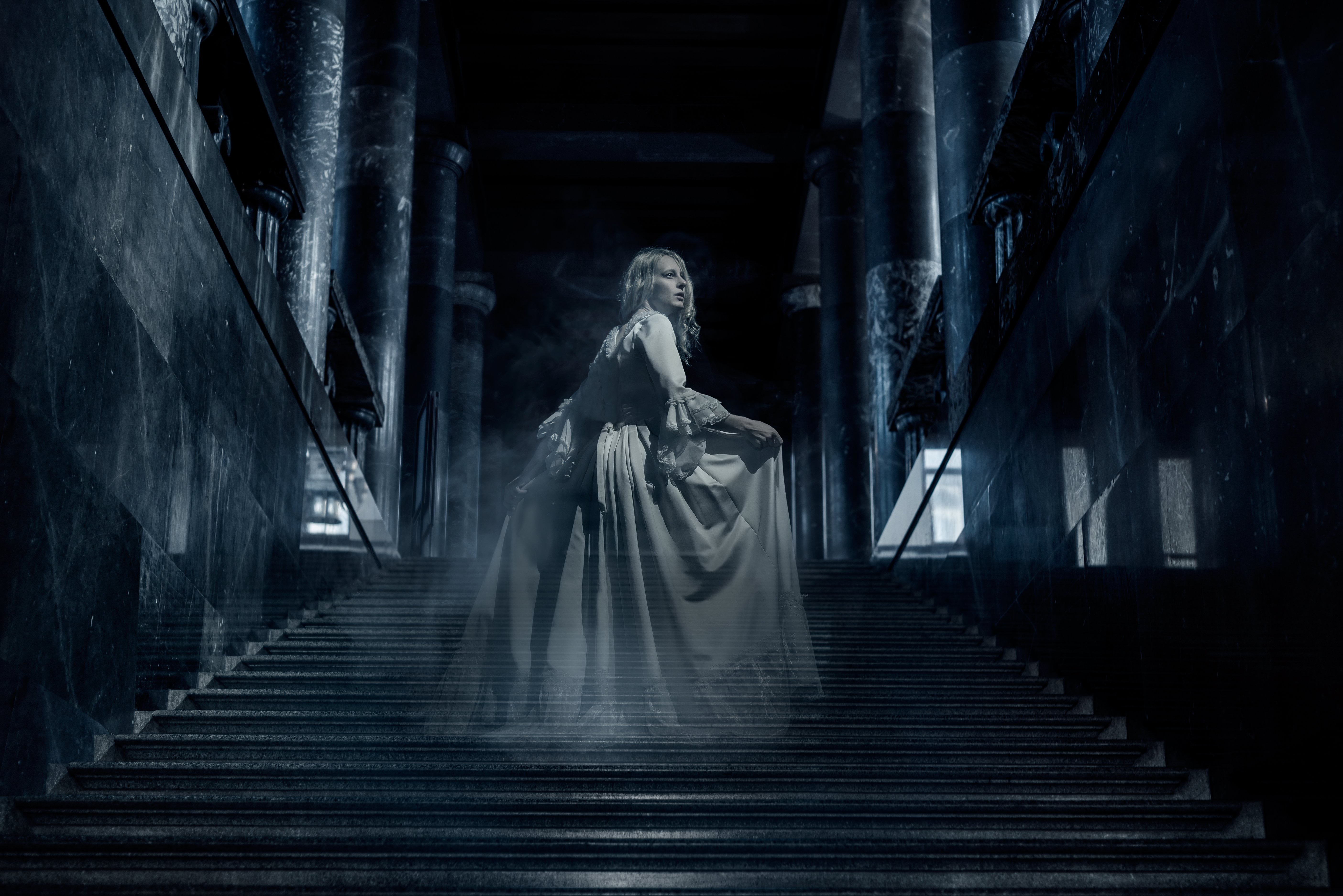A Ghost on the Stairs