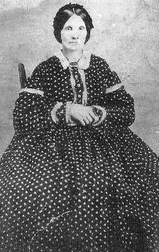 A historic photo of Emily West de Zavala, the wife of the first Vice President of the Republic of Texas from the 1830s.