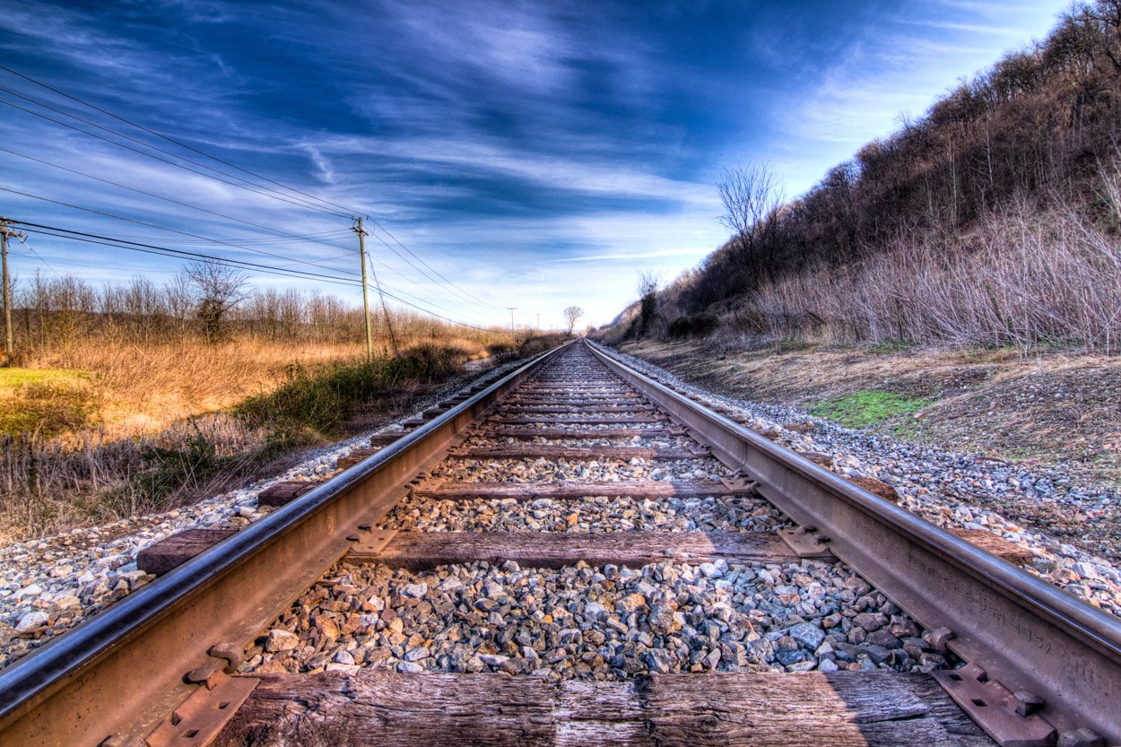 The haunted train and railway tracks in San Antonio