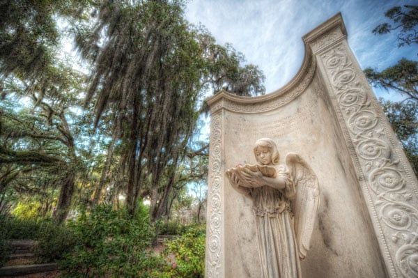 Bonaventure Cemetery, site of our Cemetery Tours