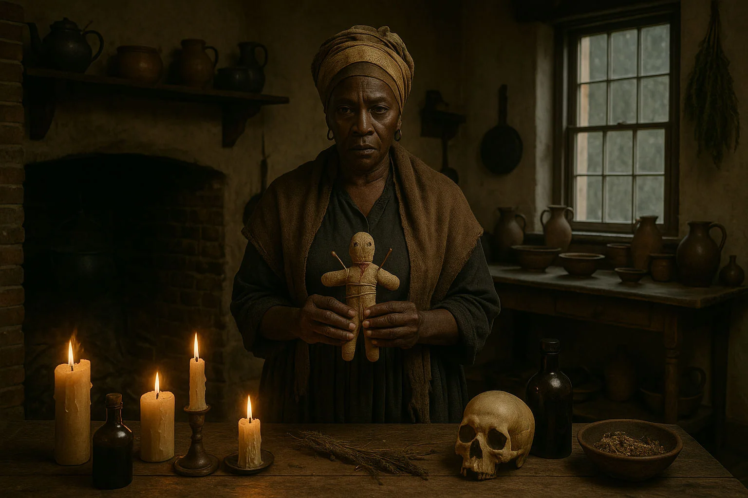 The ghost of a Voodoo Practitioner at the 17Hundred90 Inn