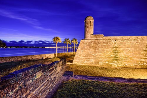 Castillo de San Marcos, one of the most haunted places in St. Augustine.