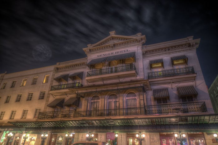 The haunted Menger Hotel, where you'll hear about the ghosts of San Antonio